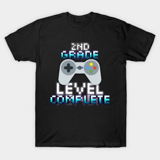 2nd Grade Gamer Graduation Kids School T-Shirt